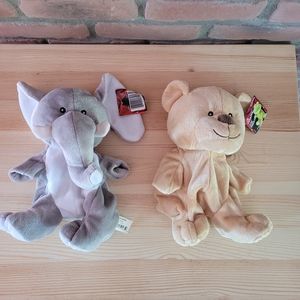 Elephant and bear puppet